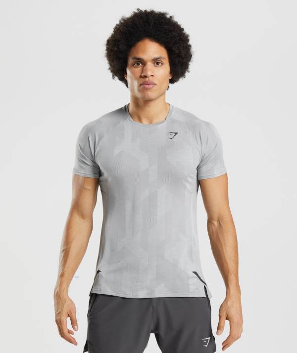 Panske Tricka Gymshark Apex Svetlo Siva / Siva | NB9234586